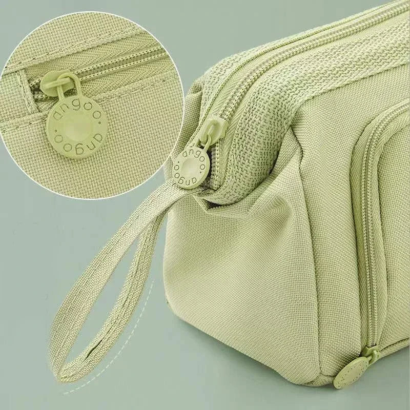 Kids Boys Girls Large Capacity School Pencil Case Pen Bag Student Pencil Cases Cosmetic Bag Stationary Organize Office Supply