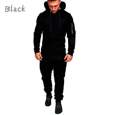 Shawbest-Mens Camouflage Slim Fit Tracksuit