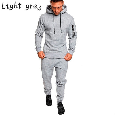 Shawbest-Mens Camouflage Slim Fit Tracksuit