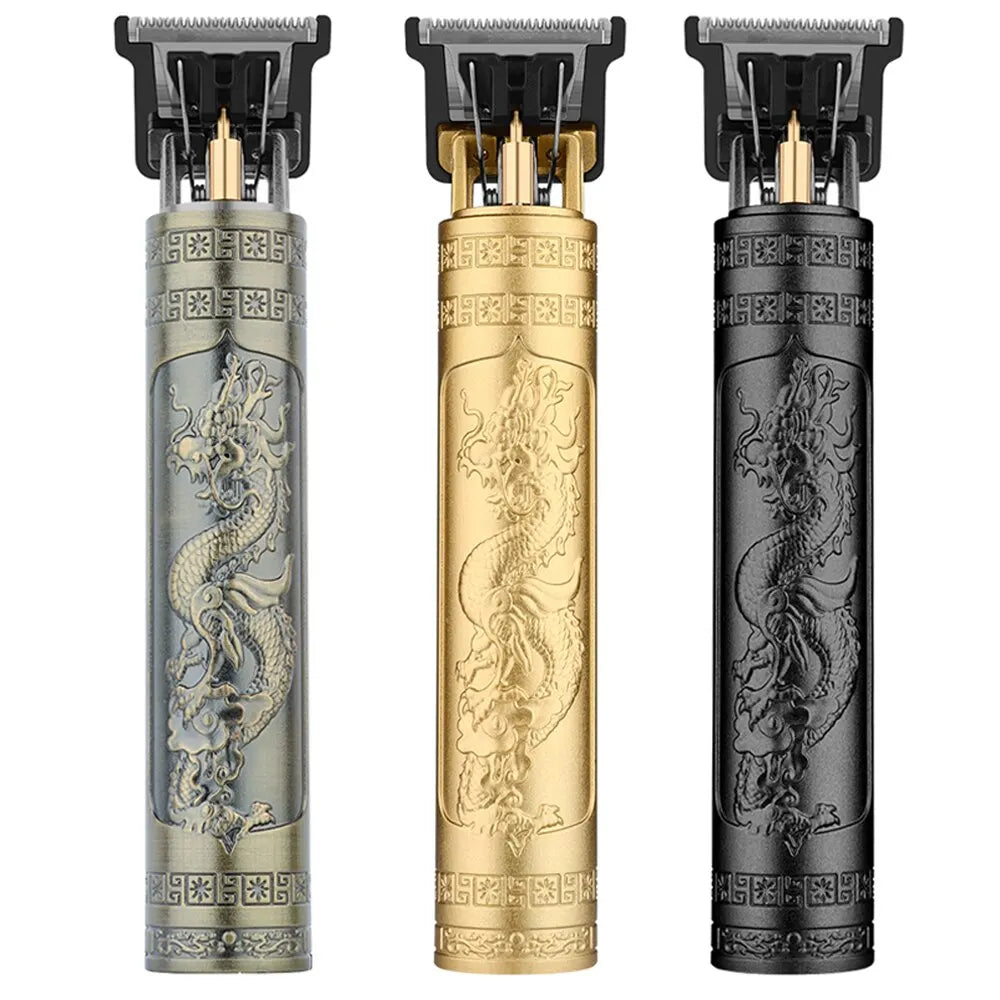 Electric Hair Cutting Machine Hair Clipper Professional Men Shaver Rechargeable Barber Trimmer for Men Dragon Buddha