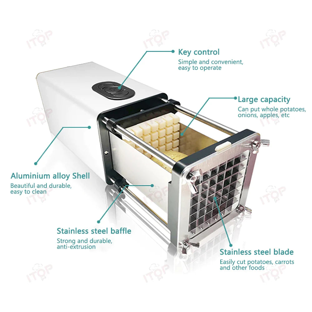 Afinmex™ Electric Potato Chips Cutter